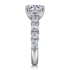 Gabriel & Co. 14K White Gold Diamond Engagement Ring