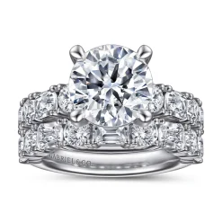 Gabriel & Co. 14K White Gold Diamond Engagement Ring