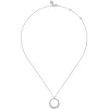Clearance Gabriel & Co. 14K White Gold Diamond Graduating Circle Pendant Necklace