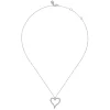New Gabriel & Co. 14K White Gold Diamond Heart Pendant Necklace