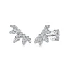 Discount Gabriel & Co. 14K White Gold Diamond Illusion Marquise Ear Climber Stud Earrings