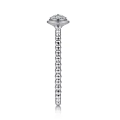 Gabriel & Co. 14K White Gold Diamond Ladies Ring