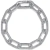 Clearance Gabriel & Co. 14K White Gold Diamond Link Chain Bracelet