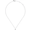 Outlet Gabriel & Co. 14K White Gold Diamond Necklace W Flower Shape