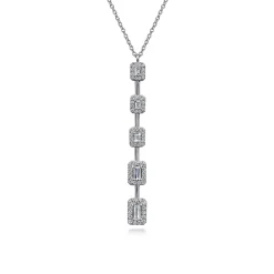 Clearance Gabriel & Co. 18K White Gold Diamond Necklace