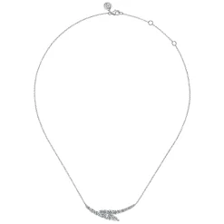 Outlet Gabriel & Co. 18K White Gold Diamond Necklace