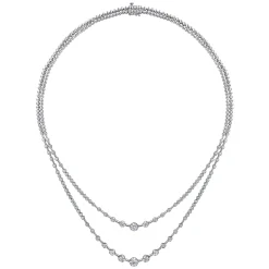 Online Gabriel & Co. 18K White Gold Diamond Necklace