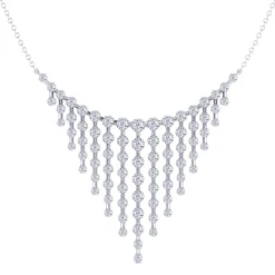 Outlet Gabriel & Co. 18K White Gold Diamond Necklace