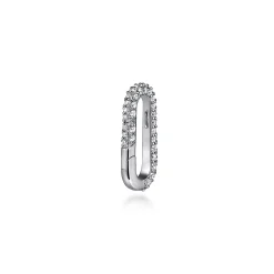 Discount Gabriel & Co. 14K White Gold Diamond Paperclip Lock