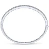 Hot Gabriel & Co. 14K White Gold Diamond Pave Bangle