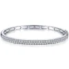 Clearance Gabriel & Co. 14K White Gold Diamond Pave Bangle