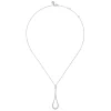 Best Gabriel & Co. 14K White Gold Diamond Pendant Teardrop Necklace
