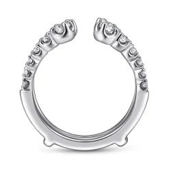 Online Gabriel & Co. 14K White Gold Diamond Ring Enhancer - 0.9 ct