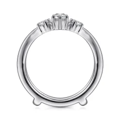 Clearance Gabriel & Co. 14K White Gold Diamond Ring Enhancer - 0.5 ct