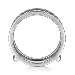 Hot Gabriel & Co. 14K White Gold Diamond Ring Enhancer - 0.5 ct