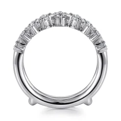 Clearance Gabriel & Co. 14K White Gold Diamond Ring Enhancer - 0.43 ct