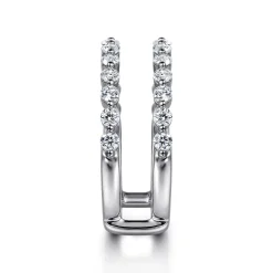 Best Gabriel & Co. 14K White Gold Diamond Ring Enhancer - 0.9 ct