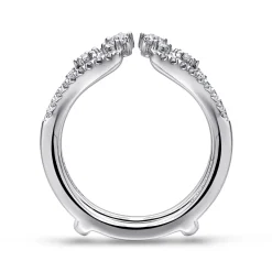Hot Gabriel & Co. 14K White Gold Diamond Ring Enhancer - 0.75 ct
