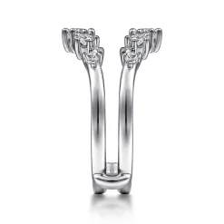 Gabriel & Co. 14K White Gold Diamond Ring Enhancer - 0.5 ct