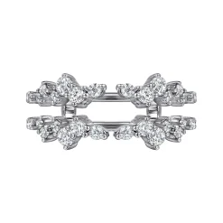 Online Gabriel & Co. 14K White Gold Diamond Ring Enhancer - 0.65 ct