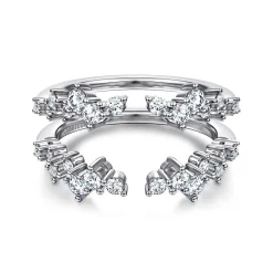 Online Gabriel & Co. 14K White Gold Diamond Ring Enhancer - 0.65 ct