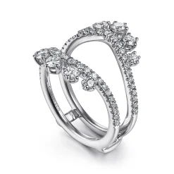 Online Gabriel & Co. 14K White Gold Diamond Ring Enhancer - 1 ct