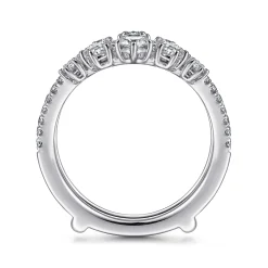 Online Gabriel & Co. 14K White Gold Diamond Ring Enhancer - 1 ct