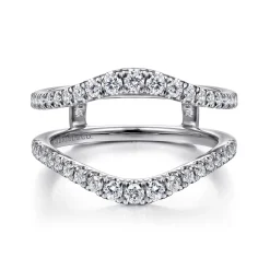 Sale Gabriel & Co. 14K White Gold Diamond Ring Enhancer - 0.5 ct
