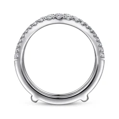 Sale Gabriel & Co. 14K White Gold Diamond Ring Enhancer - 0.5 ct