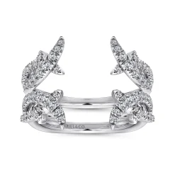 Sale Gabriel & Co. 14K White Gold Diamond Ring Enhancer - 0.55 ct