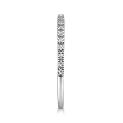 Hot Gabriel & Co. 14K White Gold Diamond Stackable Ring