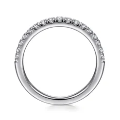 Gabriel & Co. 14K White Gold Diamond Stackable Band