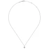 Clearance Gabriel & Co. 14K White Gold Diamond Starburst Pendant Necklace