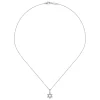 Clearance Gabriel & Co. 14K White Gold Diamond Star of David Pendant Necklace
