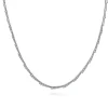 Sale Gabriel & Co. 18K White Gold Diamond Statement Necklace
