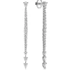 New Gabriel & Co. 18K White Gold Diamond Stud Drop Earrings