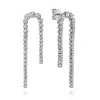 Discount Gabriel & Co. 14K White Gold Diamond Stud Drop Earrings
