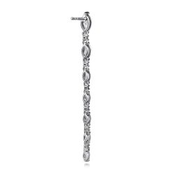 Online Gabriel & Co. 14K White Gold Diamond Stud Drop Earrings