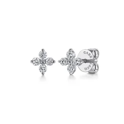 Discount Gabriel & Co. 14K White Gold Diamond Stud Earrings