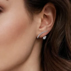 Gabriel & Co. 14K White Gold Diamond Stud Earrings