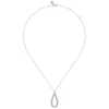 Gabriel & Co. 14K White Gold Diamond Teardrop Drop Necklace