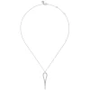 Clearance Gabriel & Co. 14K White Gold Diamond Teardrop Drop Necklace