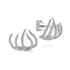 Gabriel & Co. 14K White Gold Diamond Tendril Stud Earrings