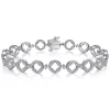New Gabriel & Co. 14K White Gold Diamond Tennis Bracelet