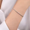 Outlet Gabriel & Co. 14K White Gold Diamond Tennis Bracelet