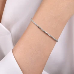 Outlet Gabriel & Co. 14K White Gold Diamond Tennis Bracelet