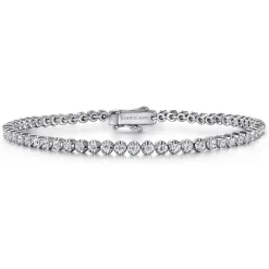 Outlet Gabriel & Co. 14K White Gold Diamond Tennis Bracelet