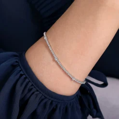 Discount Gabriel & Co. 14K White Gold Diamond Tennis Bracelet