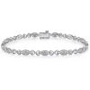 Hot Gabriel & Co. 14K White Gold Diamond Tennis Bracelet