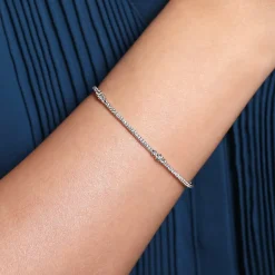 Outlet Gabriel & Co. 14K White Gold Diamond Tennis Bracelet